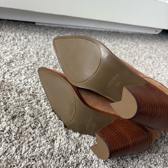 Marc Fisher Women's Rogers Western Cowgirl Cowboy Booties in Brown Size 9.5 - Picture 7 of 9